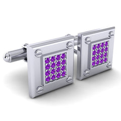 Amethyst Cufflinks