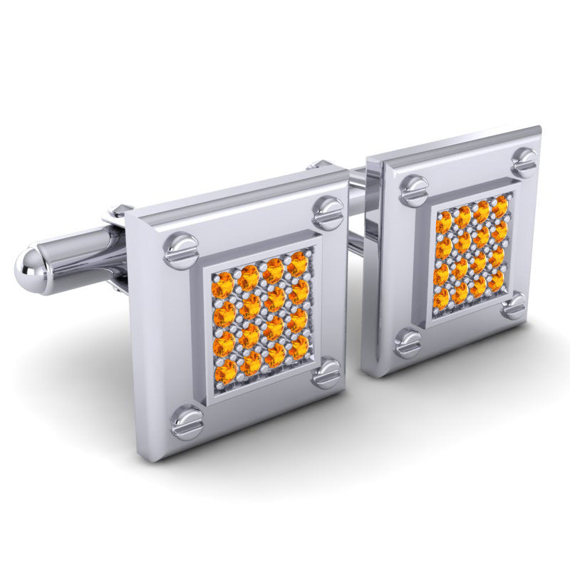 Citrine Cufflinks