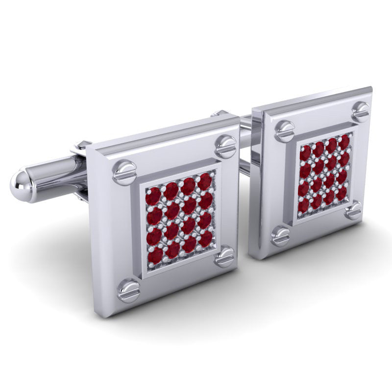 Ruby Cufflinks