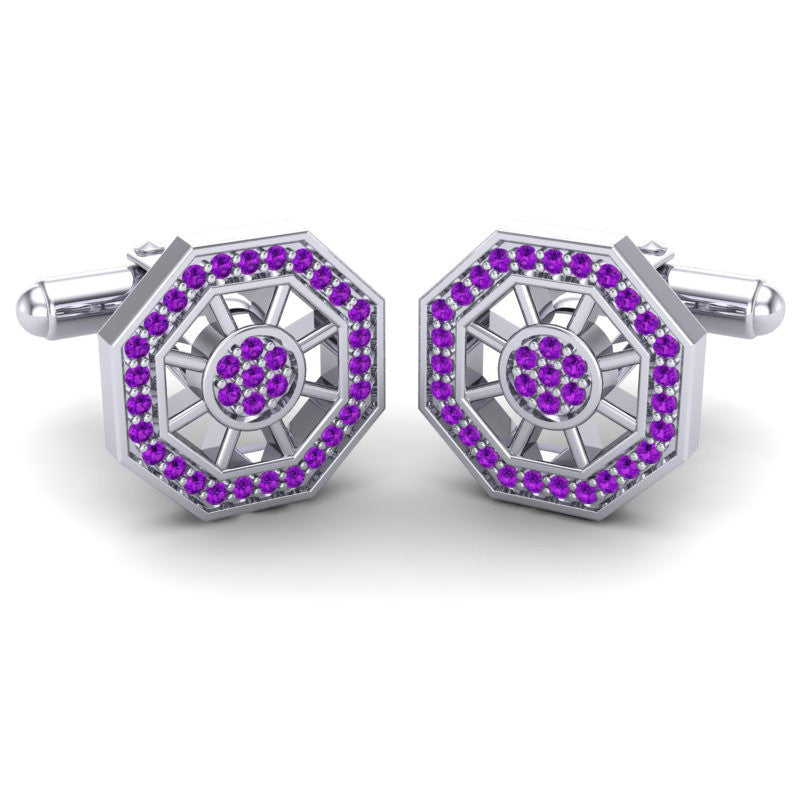 Amethyst Cufflinks