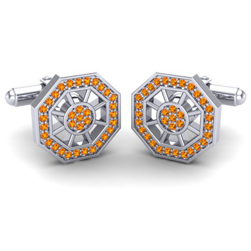 Citrine Cufflinks