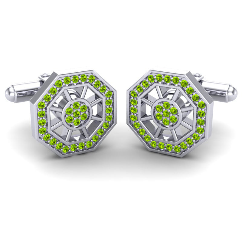 Peridot Cufflinks
