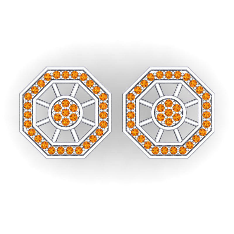 Citrine Cufflinks