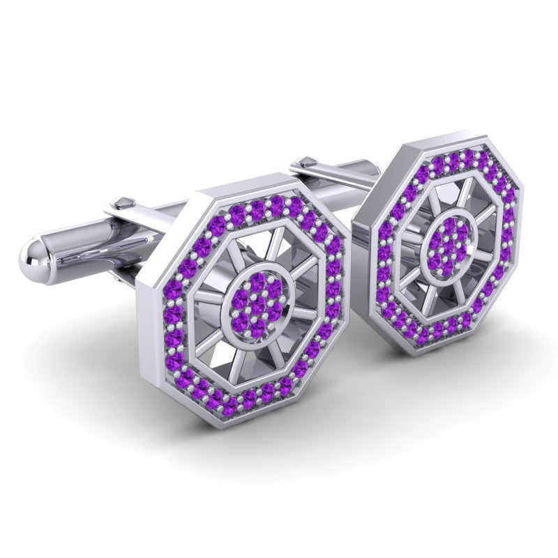 Amethyst Cufflinks