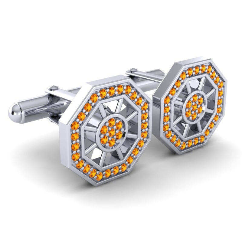 Citrine Cufflinks