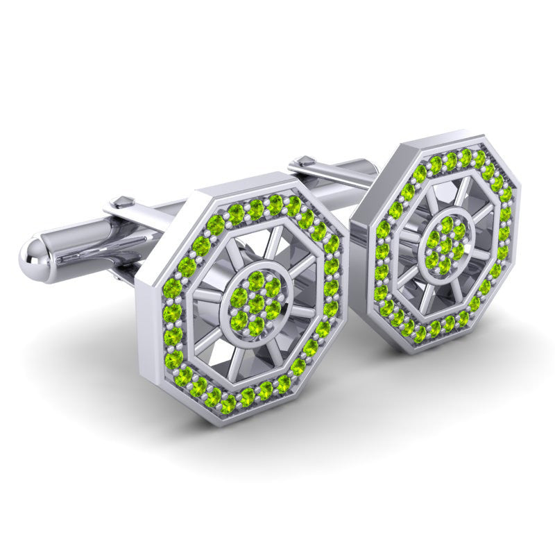 Peridot Cufflinks