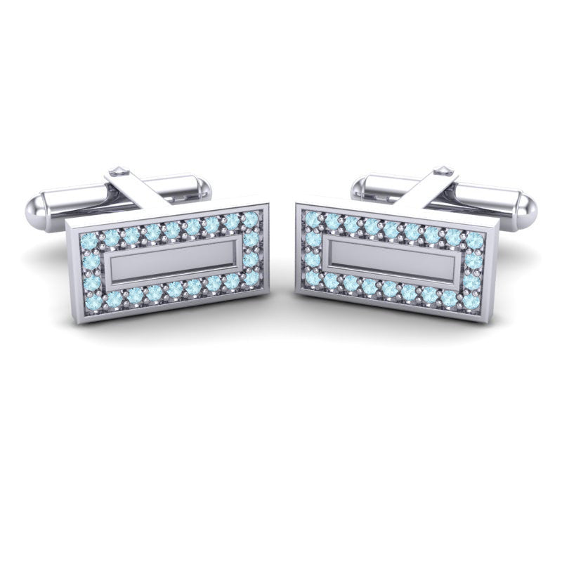 Aquamarine Cufflinks