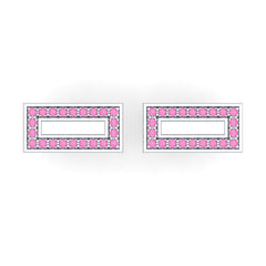 Pink Tourmaline Cufflinks