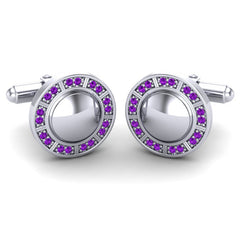 Amethyst Cufflinks