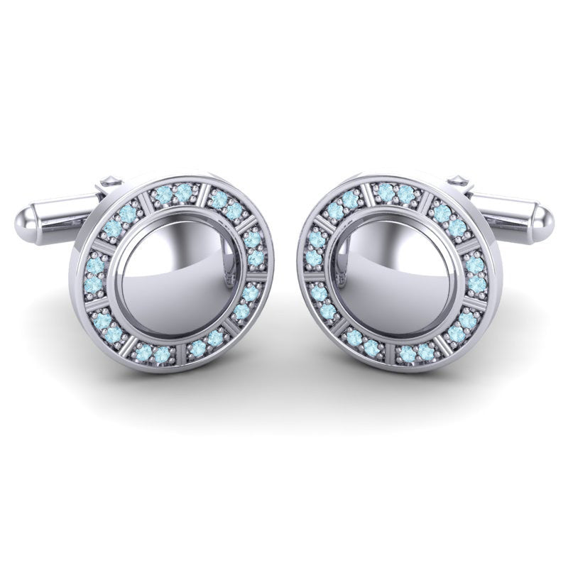 Aquamarine Cufflinks