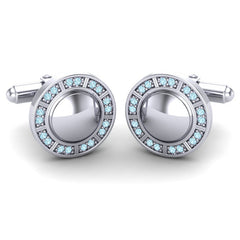 Aquamarine Cufflinks