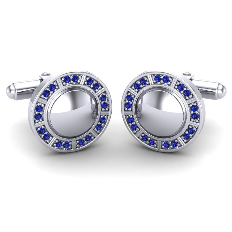 Blue Sapphire Cufflinks