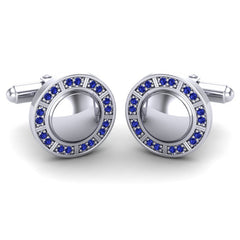 Blue Sapphire Cufflinks