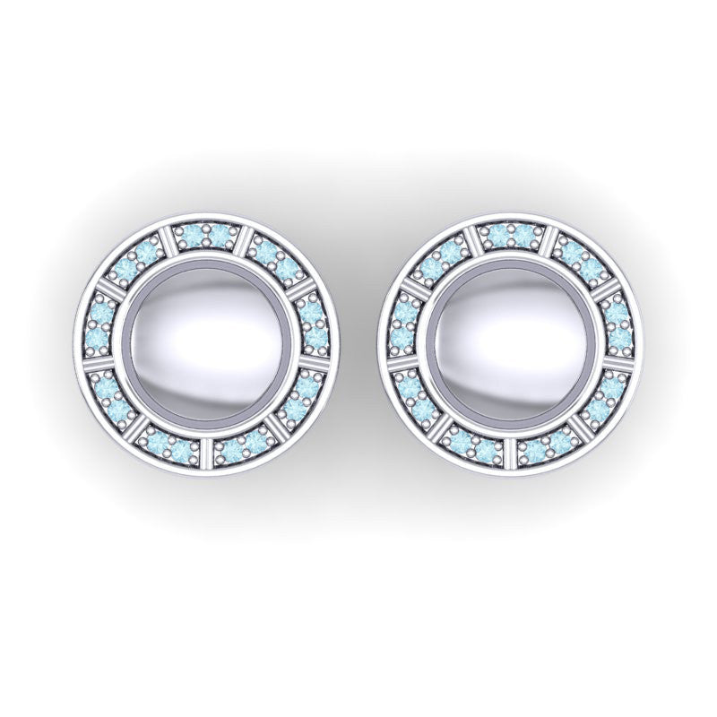 Aquamarine Cufflinks