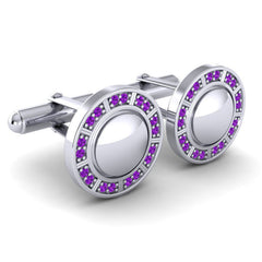 Amethyst Cufflinks