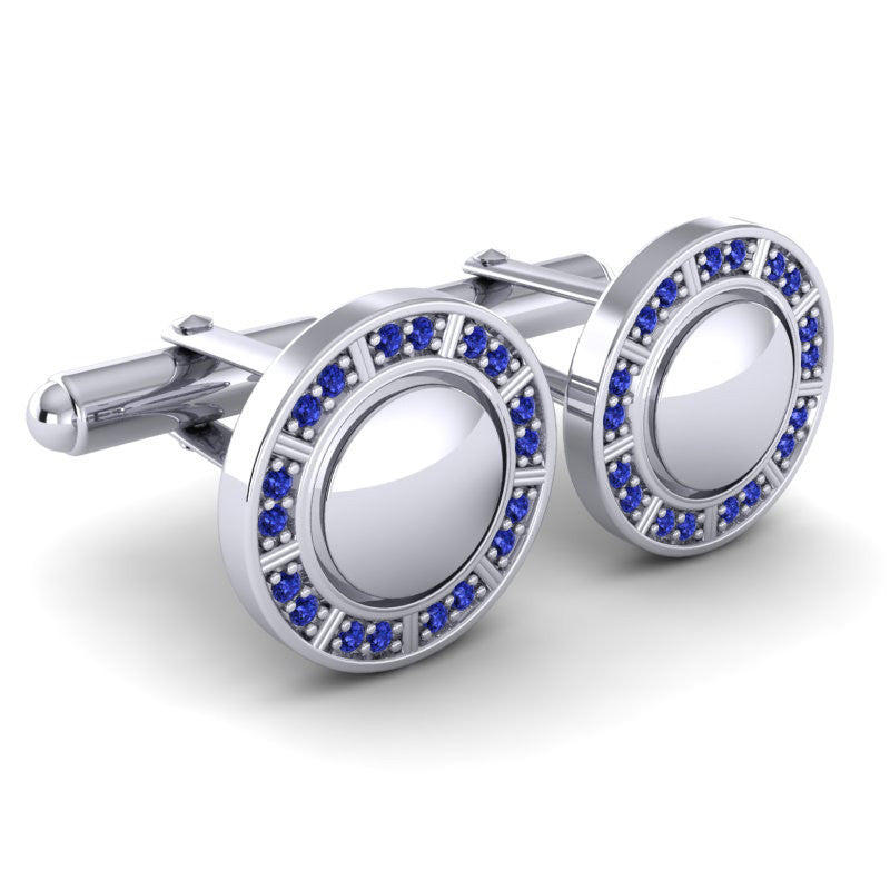 Blue Sapphire Cufflinks