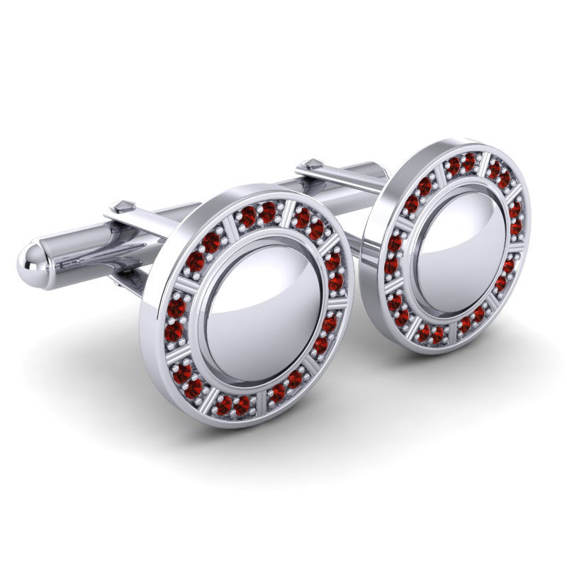 Garnet Cufflinks