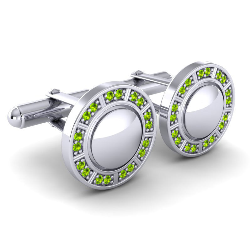 Peridot Cufflinks