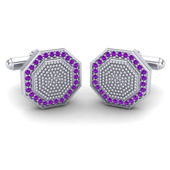 Amethyst Cufflinks