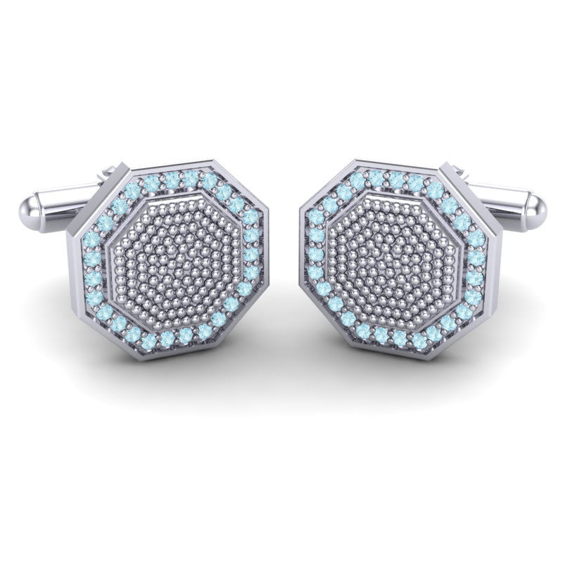 Aquamarine Cufflinks