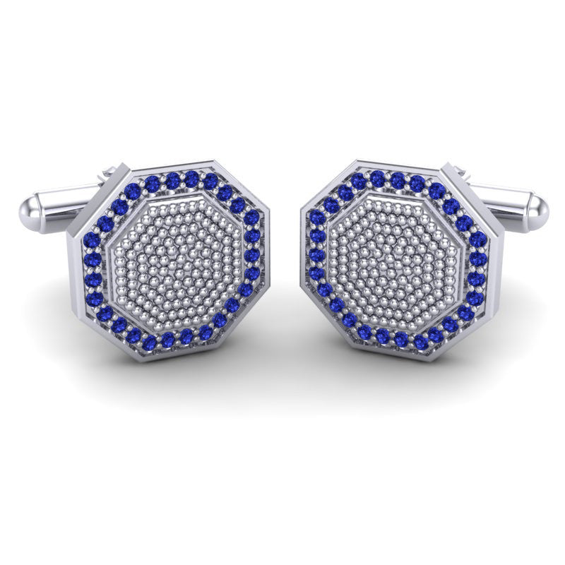 Blue Sapphire Cufflinks