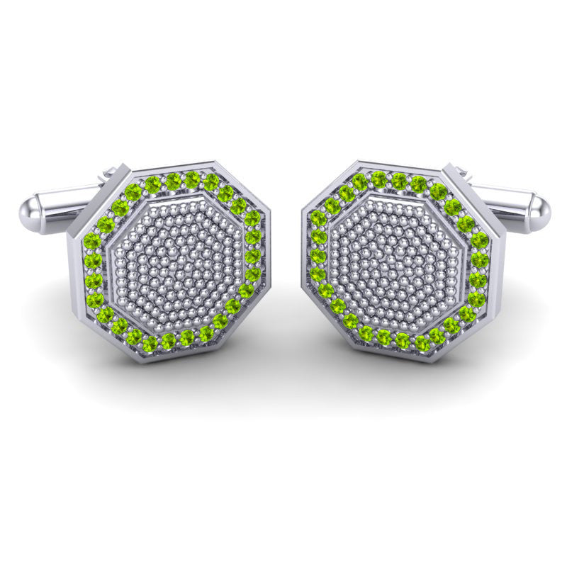 Peridot Cufflinks