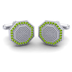 Peridot Cufflinks