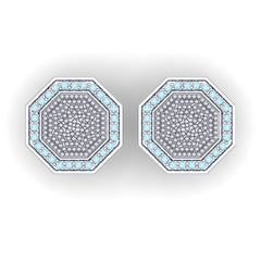 Aquamarine Cufflinks