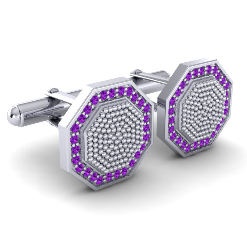 Amethyst Cufflinks