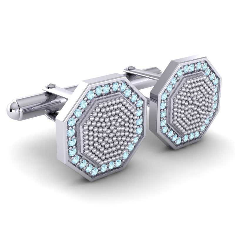 Aquamarine Cufflinks