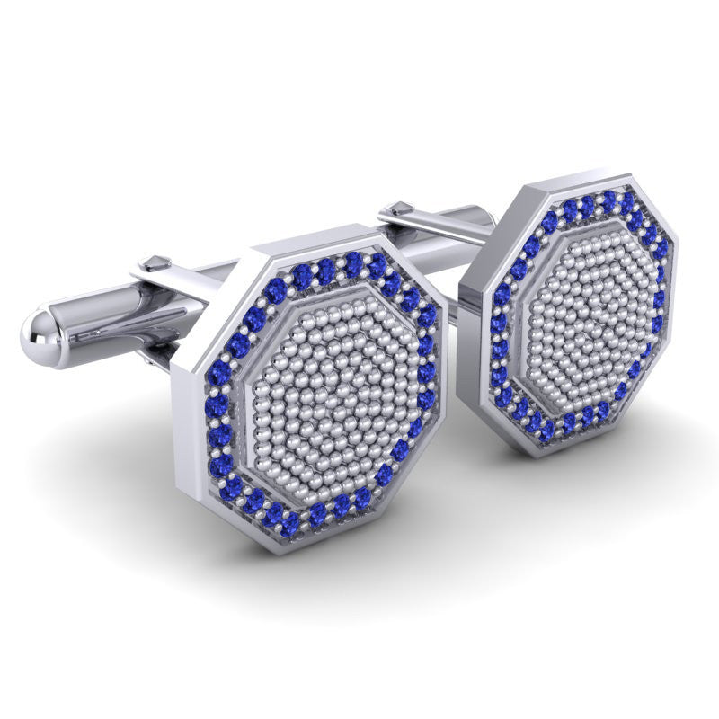 Blue Sapphire Cufflinks