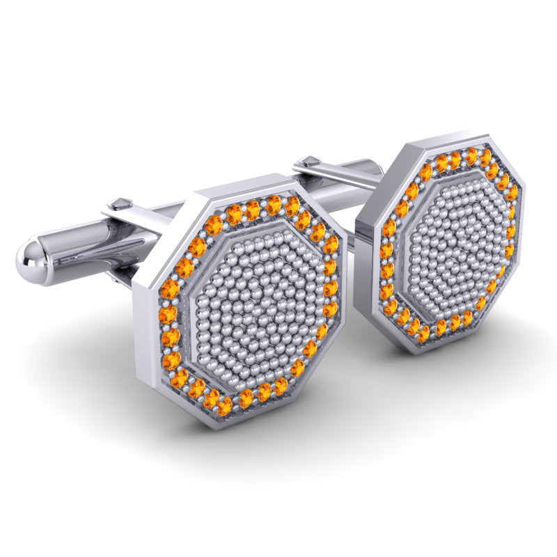 Citrine Cufflinks