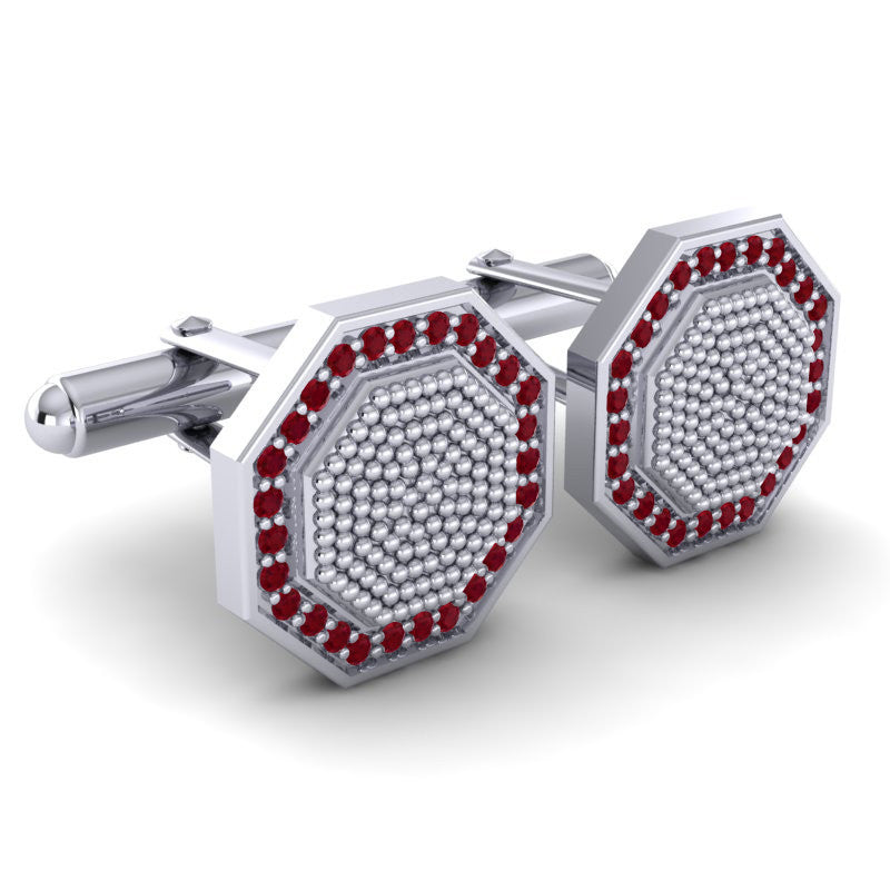Ruby Cufflinks