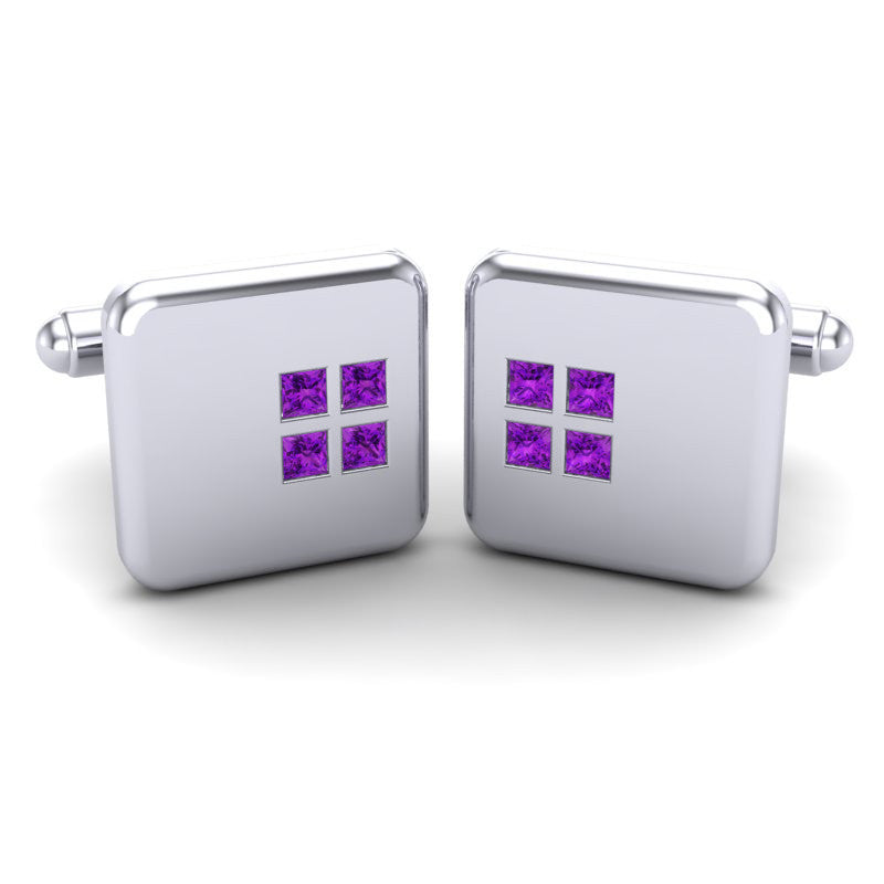 Amethyst Cufflinks