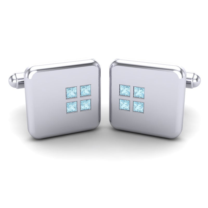 Aquamarine Cufflinks