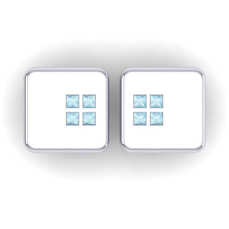 Aquamarine Cufflinks