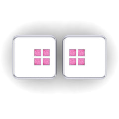 Pink Tourmaline Cufflinks