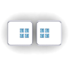 Swiss Blue Topaz Cufflinks