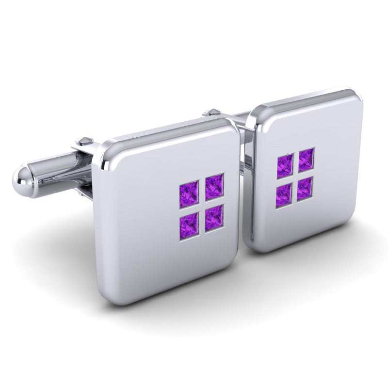 Amethyst Cufflinks