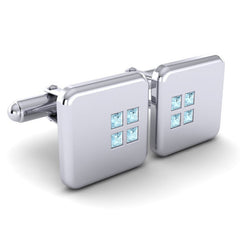 Aquamarine Cufflinks