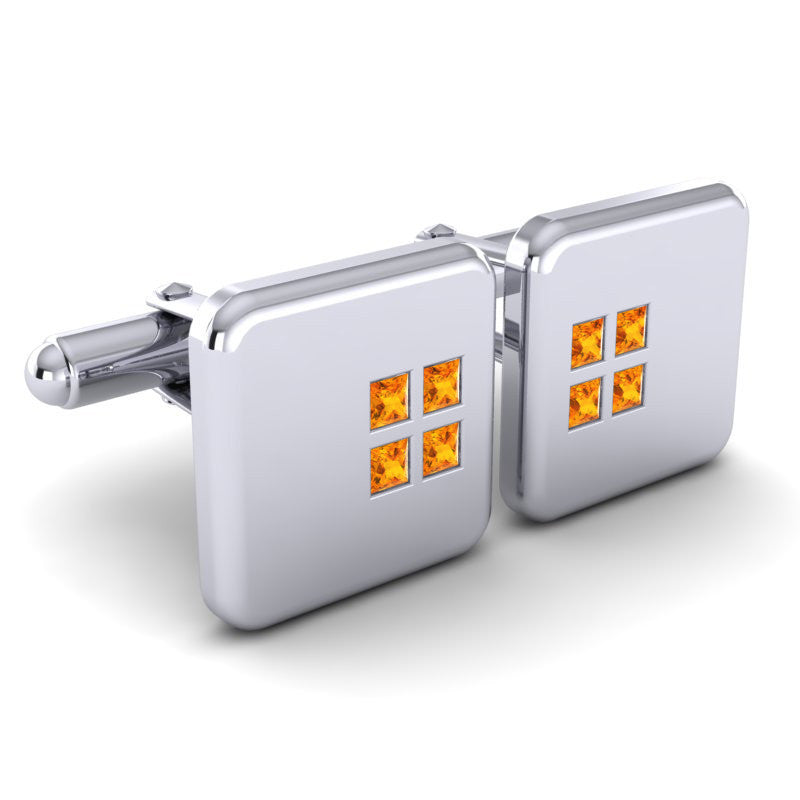 Citrine Cufflinks