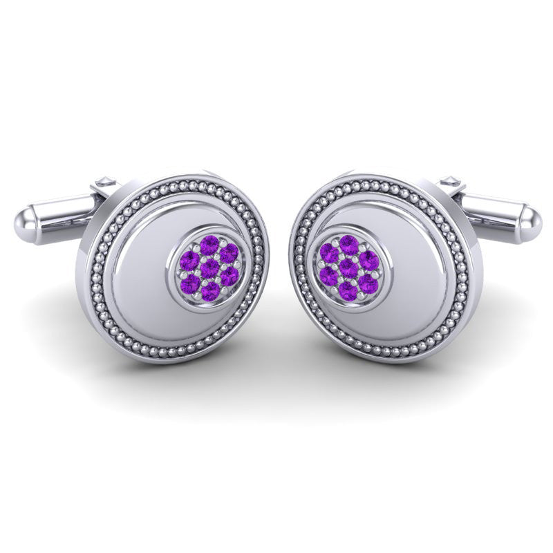 Amethyst Cufflinks