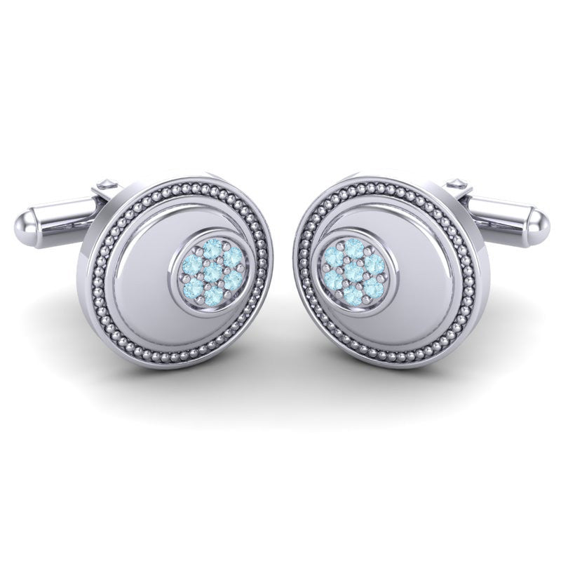Aquamarine Cufflinks