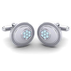 Aquamarine Cufflinks