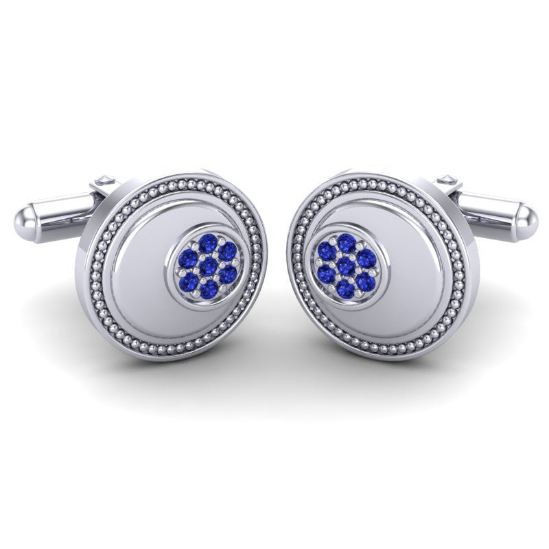 Blue Sapphire Cufflinks