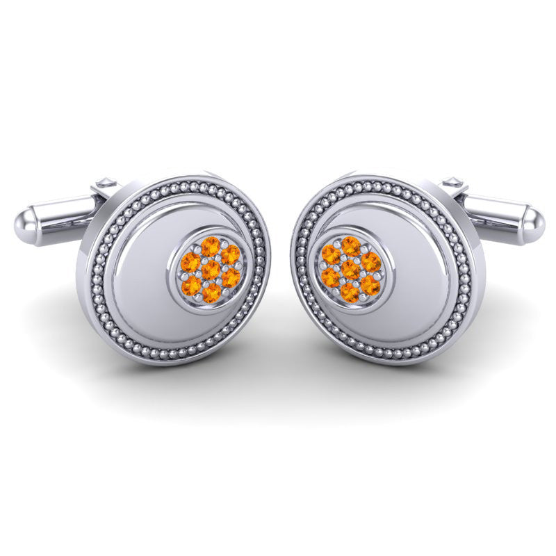 Citrine Cufflinks