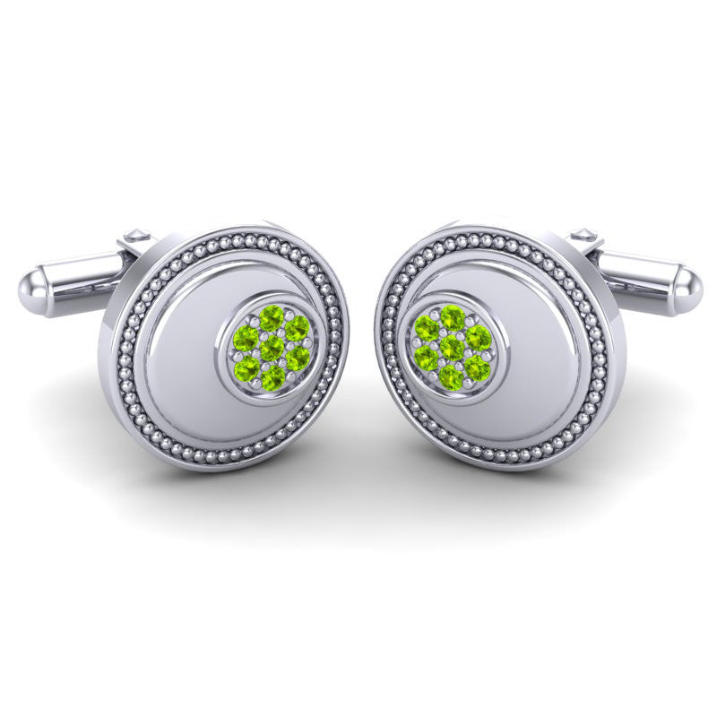 Peridot Cufflinks