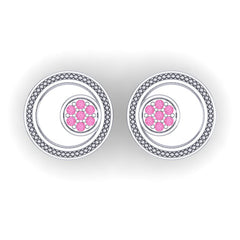 Pink Tourmaline Cufflinks