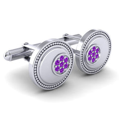 Amethyst Cufflinks