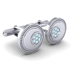 Aquamarine Cufflinks